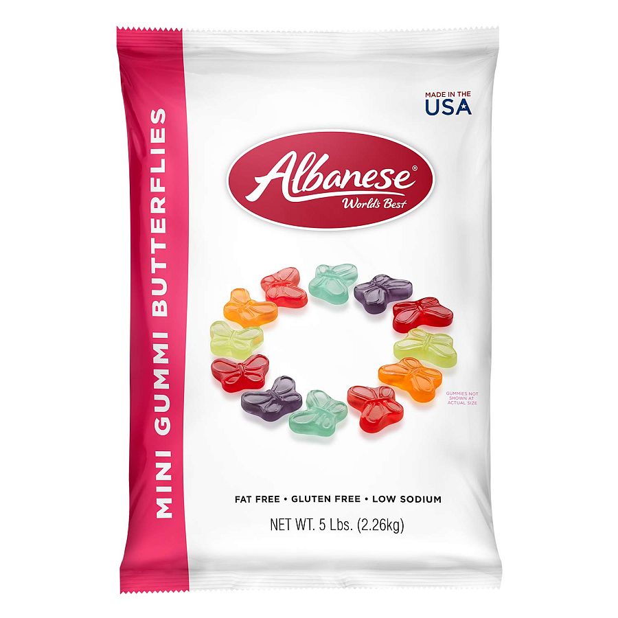 Albanese Mini Butterflies 5 pound bag