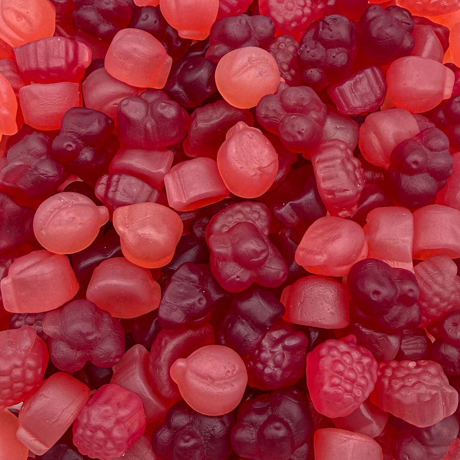 Real Fruit Super Fruit Berry Gummy Candy 4.4 lb Plant Based