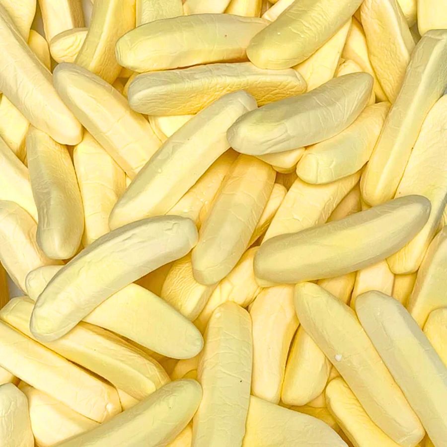 Franssons Swedish Banana Fluffy Marshmallow Candy 3.8 lb