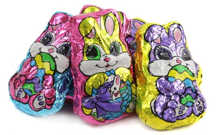 Palmer Easter Bulk Chocolate Foil Bunnies 4 lb