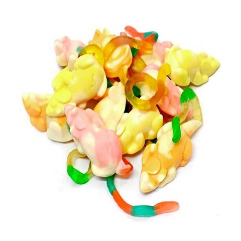 Trolli Import Play Mouse Gummy Marshmallow Candy 2.2 lb