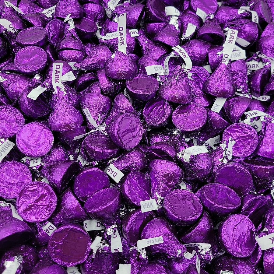 Hershey Special Dark Chocolate Kisses 2.5lb Purple