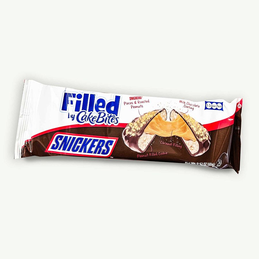 Cakebites Snickers Filled Cookies 2.12 oz 8 ct