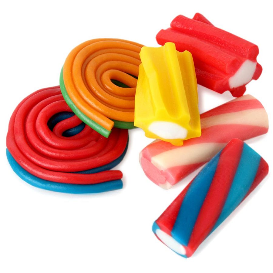 Fini Wonder Mix Licorice Variety Wheels Twists  2.2 lb