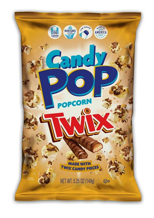 Candy Pop Twix Covered Popcorn 5,25 oz 12 ct