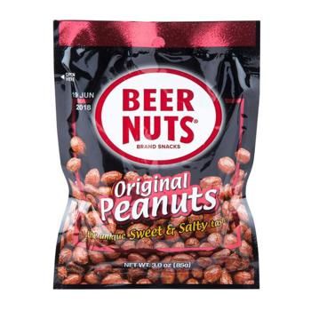 Beer Nuts Bags Original Peanuts 3 oz 12 ct