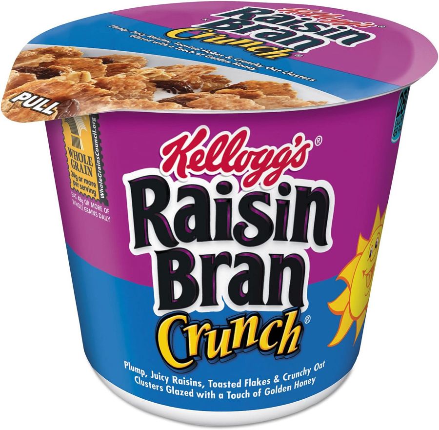 Kellogg's Cereal In A Cup Raisin Bran Crunch 2.8 oz 6ct