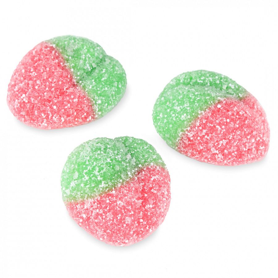 Fini Sour Mini Watermelon Round Drops Gummy Candy 2.2 lb