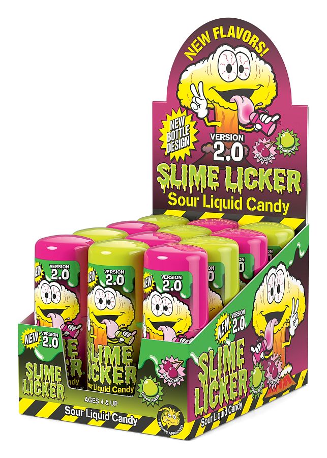 Slime licker  2.0 12 Ct Black Cherry Green Apple Tray
