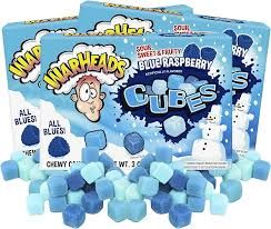 Warheads Blue Raspberry Cubes Theater Box 12 Ct 3 Oz