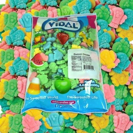 Vidal Gummi Chicks Sugared Candy 4.4 Pound Bag