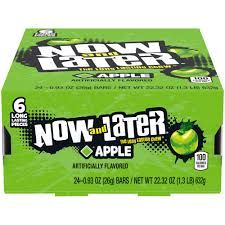 Now And Later Apple 24 Count 0.93 Ounce Bars