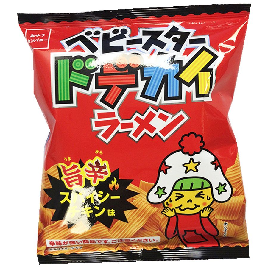 Baby Star Japan Import Ramen Fried Snack Chips 2.2oz  12ct