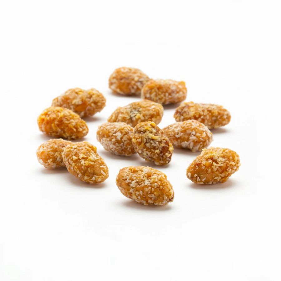 Sconza Coconut Macaroon Covered Almonds 6 lb