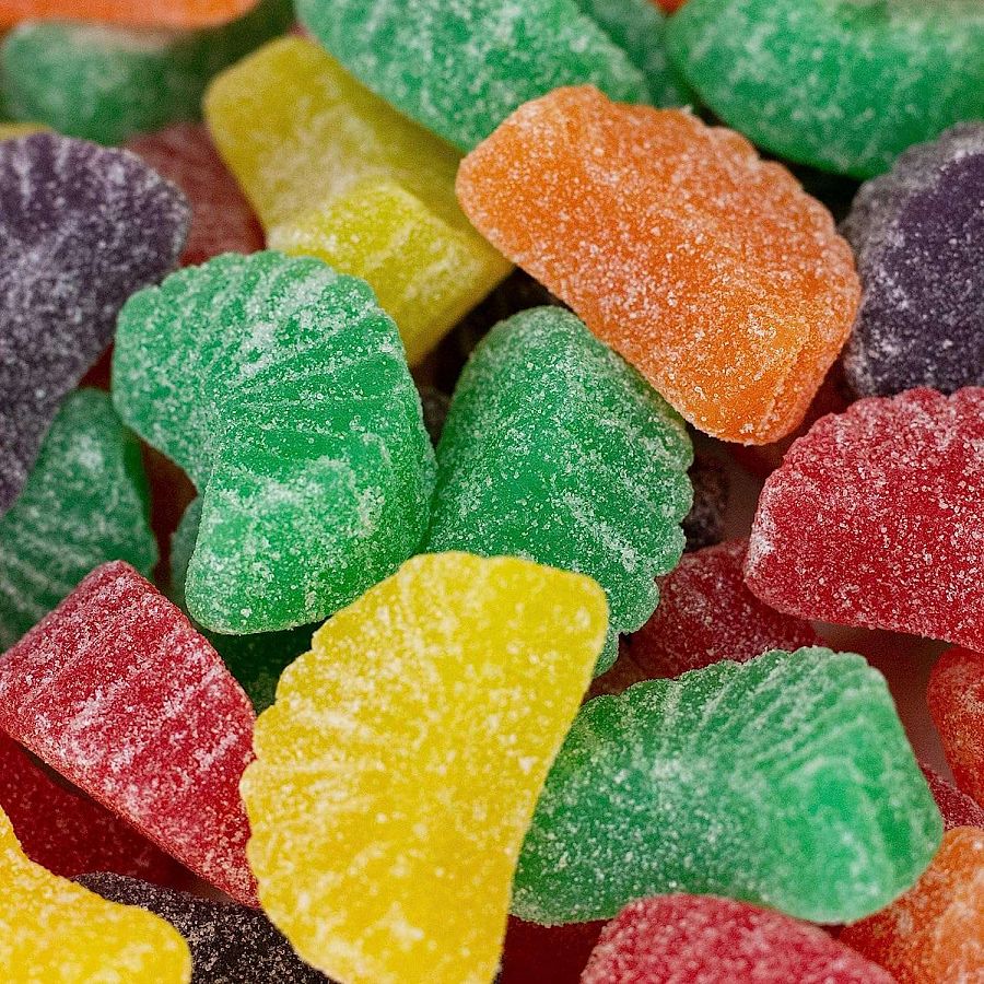 Retro Brazilian Assorted Medley Fruit Slice Candy 5.5 lb