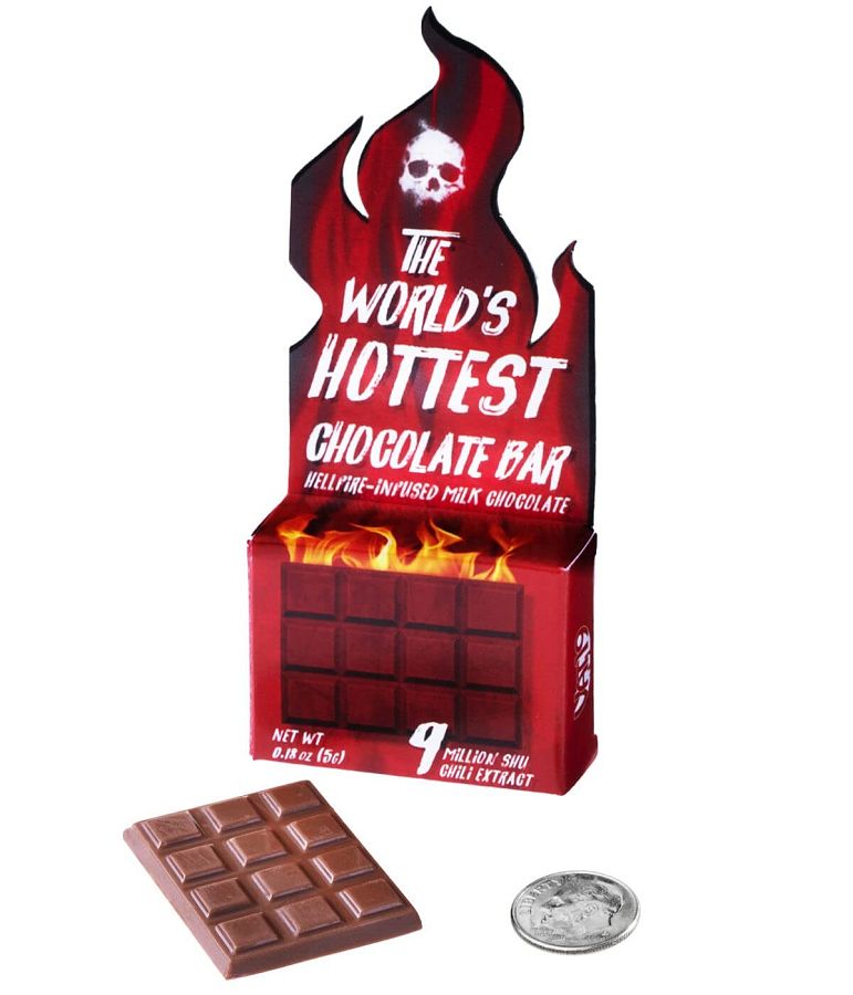 World's Hottest Mini Chocolate Bar Super Spicy 9 million SHU