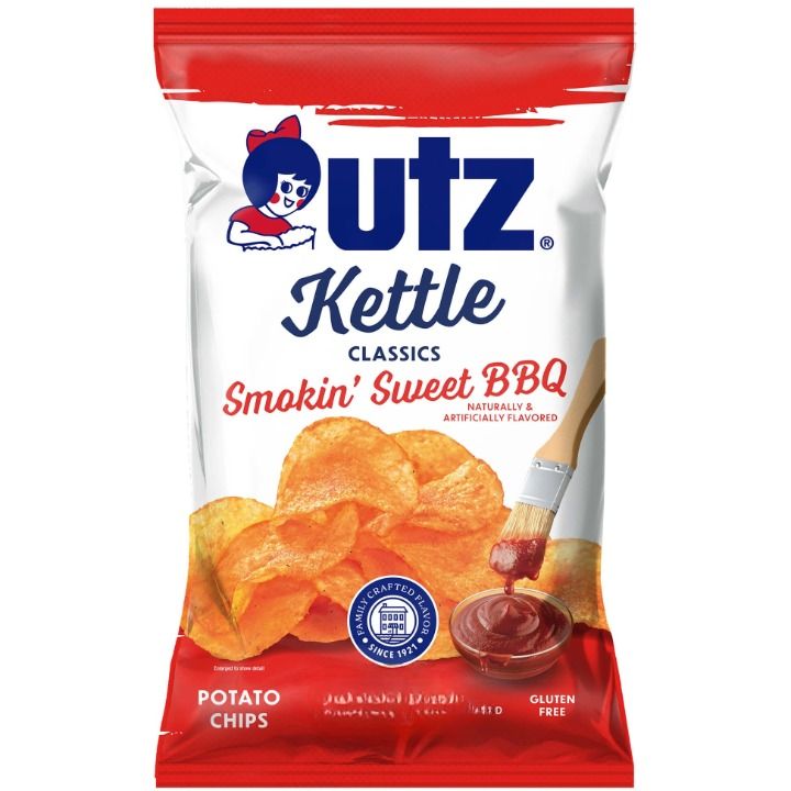 Utz Smokin Sweet BBQ Potato Chips 2.5 oz 16 ct