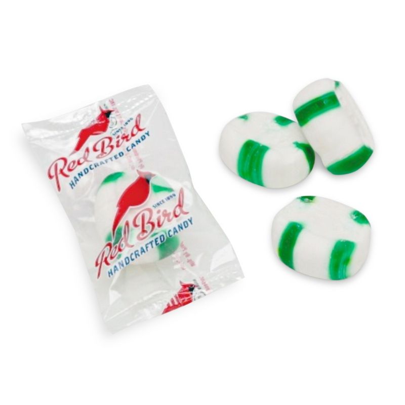Piedmont Red Bird Wintergreen Candy Puff Mints 3 lb