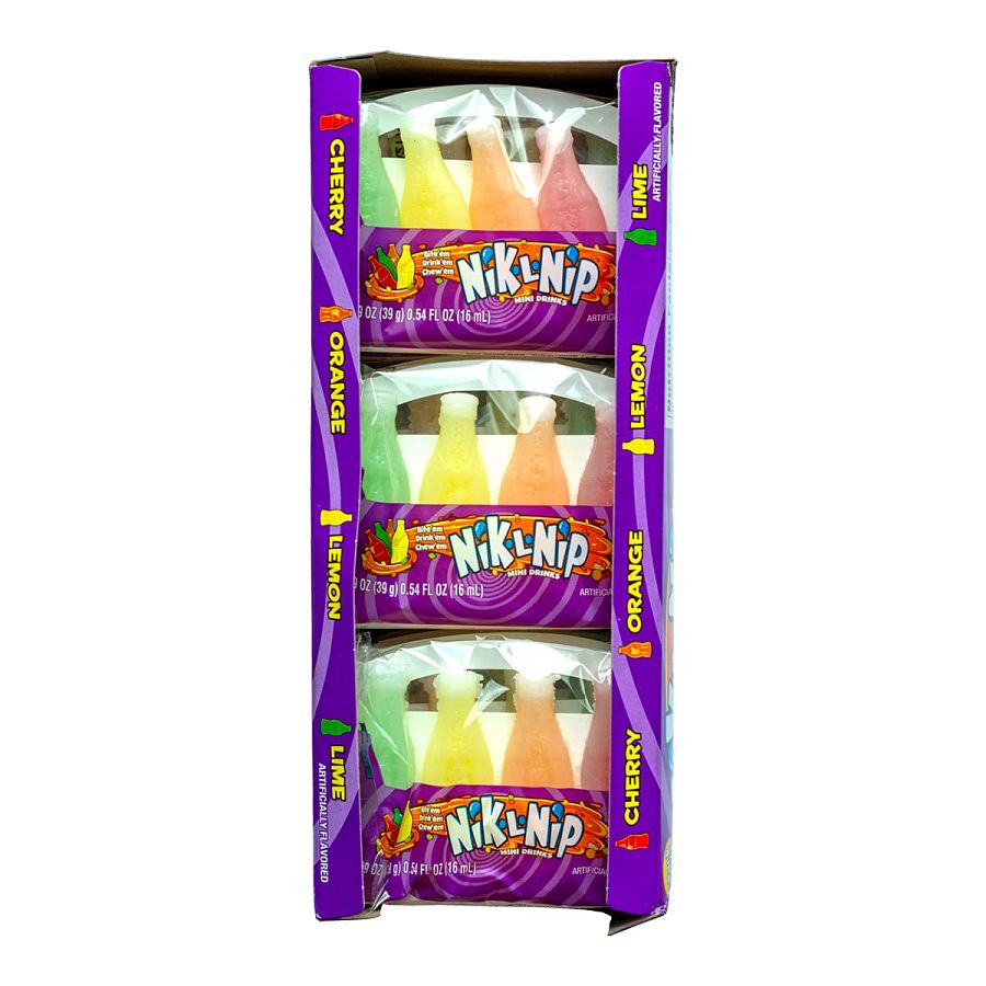 Nik-L-Nip Wax Bottles 4 Pack 18 count