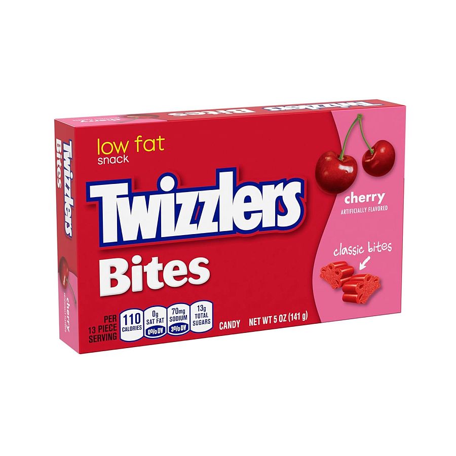 Twizzlers Cherry Bites 5 ounce 12 count theater box