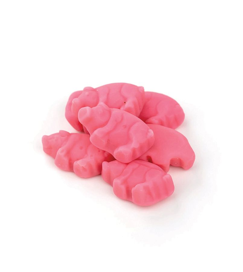 Gustaf 1" Little Piglet Raspberry Gummies 2.2 lb