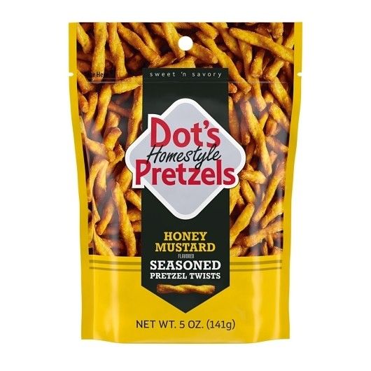 Dots Homestyle Honey Mustard Seasoned Pretzel Sticks 5oz 10 Pack