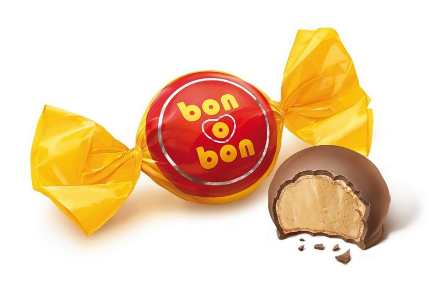 Bon o Bon Chocolate Truffle Wafer Peanut Cream Filled 30ct Tray