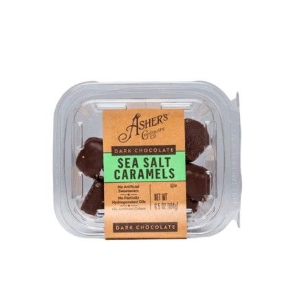 Ashers Milk Chocolate Sea Salt Caramel Freshpack 6.5 oz 6 Pack