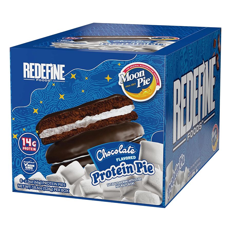 Redefine Protein Pie Chocolate Covered Moon Pie 2.3 oz 8 ct