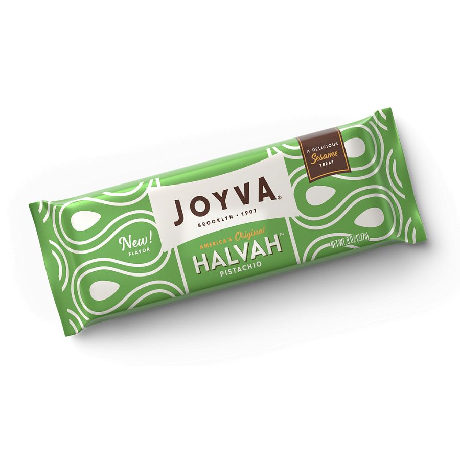 Joyva Halvah PISTACHIO Sesame Treat 8 oz 2 Bar Pack