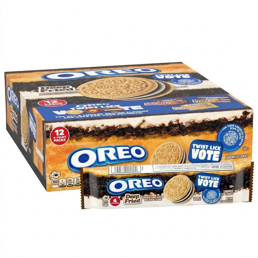 Oreo State Fair Deep Fried Flavor Cookies 2.54oz 12ct Tray Single Serve