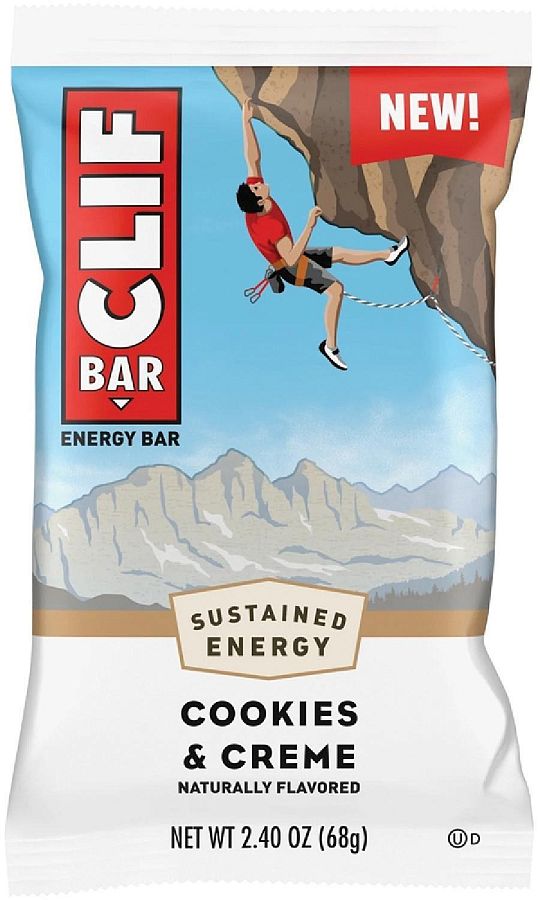 Clif Energy Bar Cookies & Creme 2.40 oz 12 ct Tray