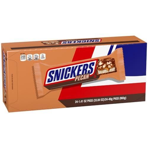 Snickers Pecan Milk Chocolate 24 Count 1.41 Ounce