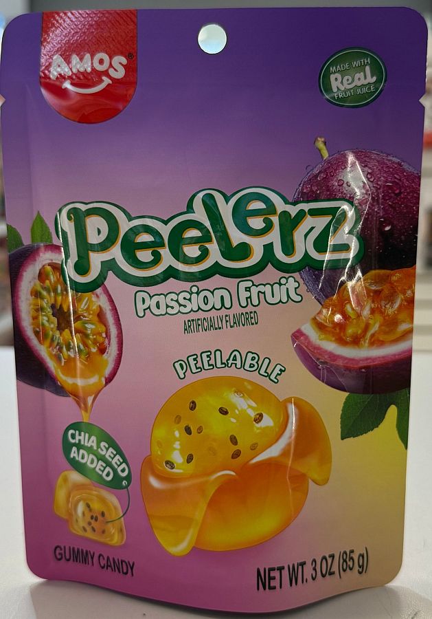 Peelerz Passion Fruit Peelable Gummies 3 oz 12 ct