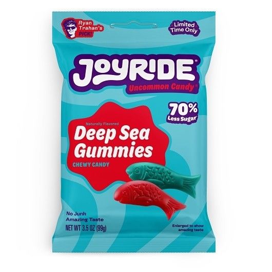 Joyride Low Sugar Deep Sea Fish Gummies 3.5 oz 10 ct