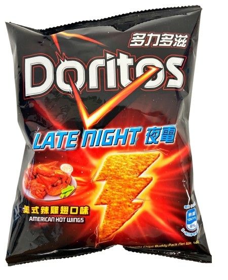 Doritos Taiwan Import Late Night American Spicy Chicken Wing 1.4 oz 12 ct