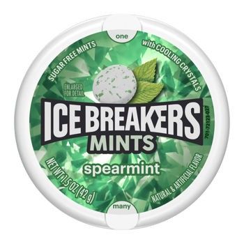 Ice Breakers Mints Spearmint Canister 1.5oz 8 pack Copy