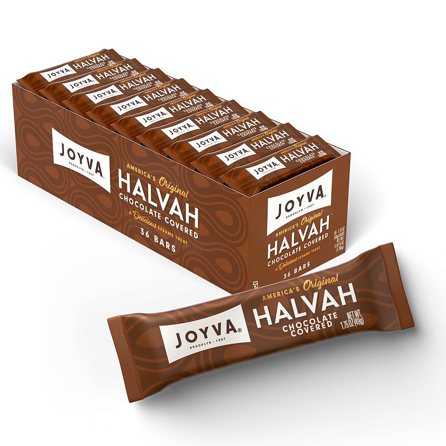 Joyva Halvah Bars Chocolate 1.75 OUNCE 36 COUNT