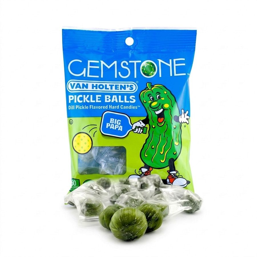 Gemstone Van Holtens Dill Pickle Hard Candy 3oz 12 Pack