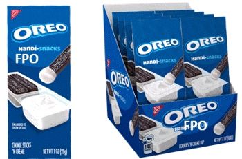 Oreo Handi Snacks Cookie Sticks Cream 8ct Tray