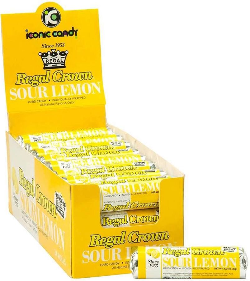 Regal Crown 24 Ct Sour Lemon Rolls Tray