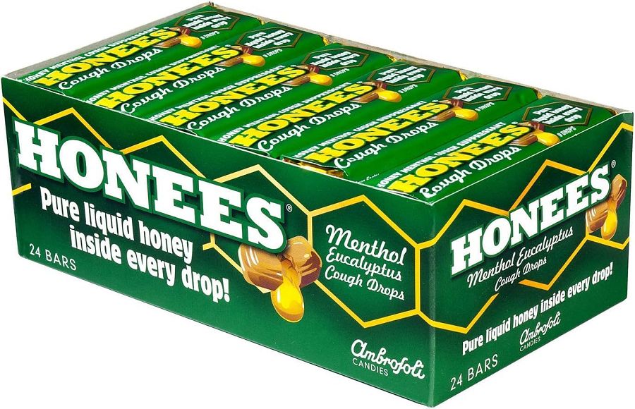 Honees Menthol Honey Eucalyptus Cough Drops 24ct