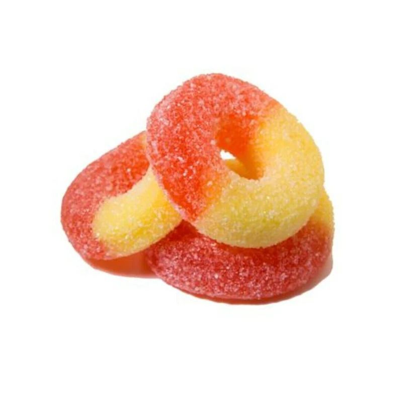Clever Peach Rings Yellow Gummy 5 lb