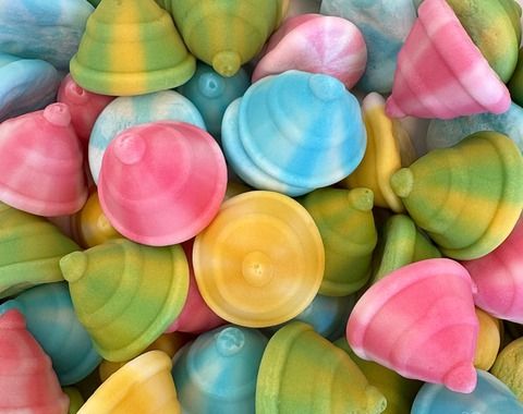 Damel Swedish Foamy Unicorn Poop Tie Dye Candy  2.2 lb