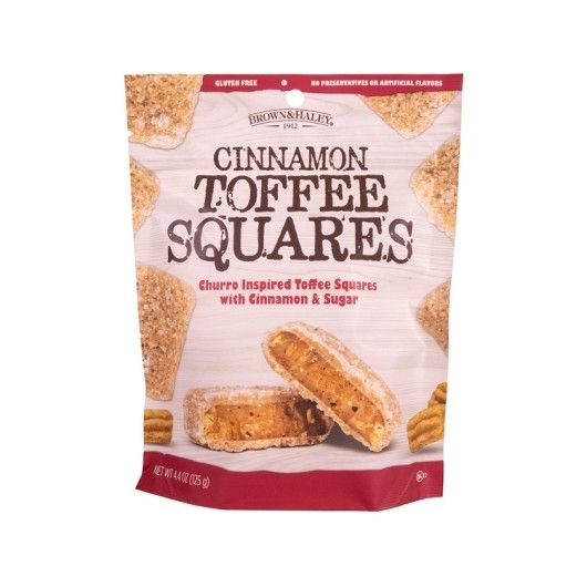 Brown & Haley Cinnamon Toffee Churro Squares 4.4 oz 8 Pack