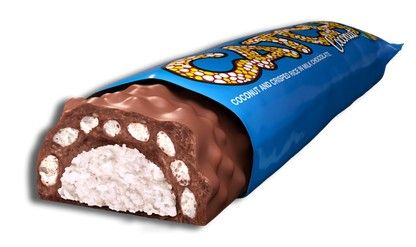Catch Caribbean Import Coconut Crisp Rice Chocolate Bar 45g 12ct