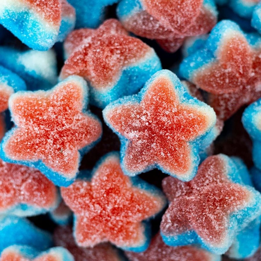 Skane Swedish Rocket Star Sanded Gummies 4.4 lb