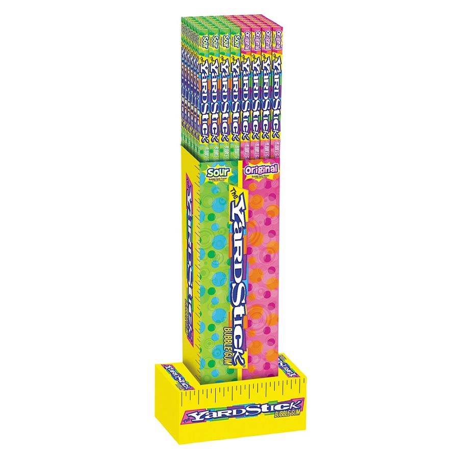 Frankford Yardstick Bubble Gum Orignal & Sour 3oz 48ct