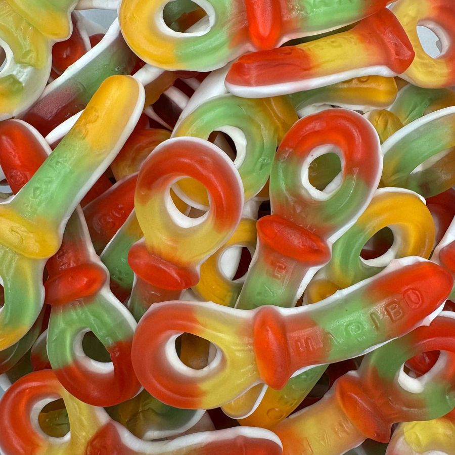 Haribo Swedish Giant Pacifiers Gummy Foam Fruit 2.75 lb