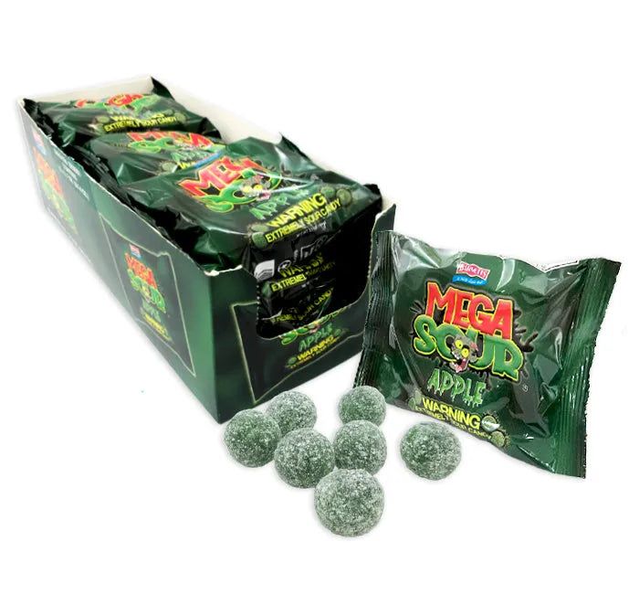 Barnetts UK Import Mega Sour Challenge APPLE 3.66 oz 12ct